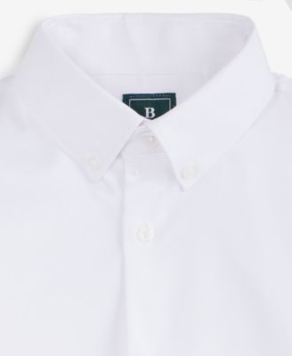 Big Boys Classic-Fit Solid Long-Sleeve Dress Shirt  