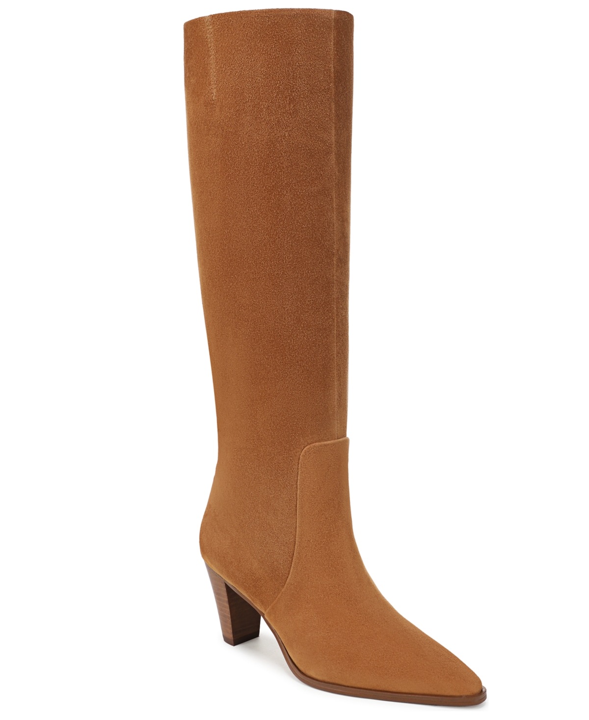 Franco Sarto Women's Jaycen Pointed Toe Zip Tall Boots In Brown