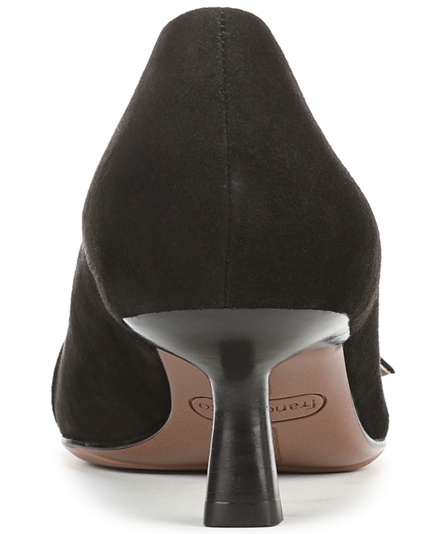 Женские туфли Franco Sarto Rainey Snip Toe Pump, цвет: Чёрный замшевый — фото 3
