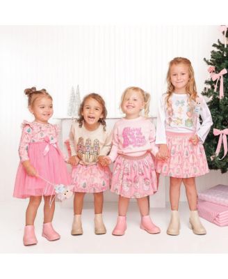 Toddler Girls Nutcracker Cutie Christmas Long Sleeve Shirt