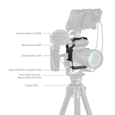 Full Camera Cage for Sony FX2, Black