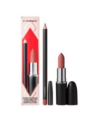 MAC 2-Pc. Topsy-Teddy Matte Lipstick + Lip Liner Gift Set - Macy's