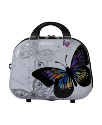 Butterfly 2-piece Hardside Carry-on Spinner Luggage Set