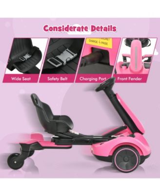 6V Kids Drift Car with 360° Spin, Adjustable Heights, and Music Function