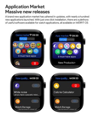 1.75" Smart Watch Multi-function for Women Men With Bluetooth Multi-function, Health Monitoring,Sport Modes -Black