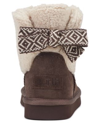 Women's Wing Round Toe Casual Cozy Ankle Booties