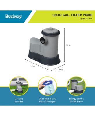 Flowclear 1,500 GPH 120V Above Ground Swimming Pool Water Filter Pump