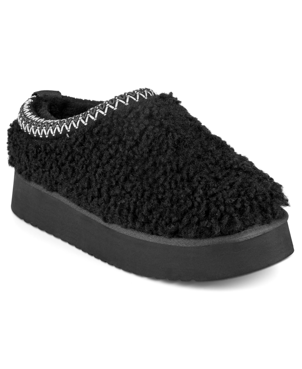 Earth Women's Freyya Round Toe Platform Casual Slip-on Mules - Black