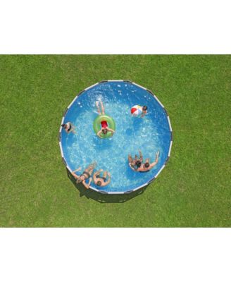 Steel Pro MAX 14'x48" Round Above Ground Swimming Pool with Pump & Cover