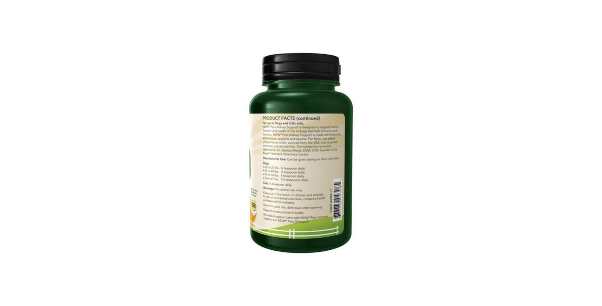 Now Foods Kidney Support for Dogs & Cats, 4.2 Oz