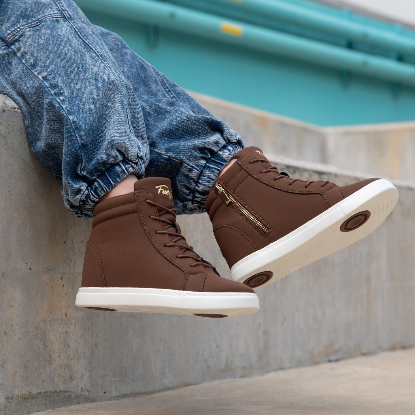 Женские кроссовки Fuego Mocha Wedge, цвет: Мокко — фото 3