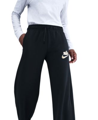 Women's Club Fleece Mid-Rise Wide-Leg Pants