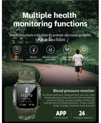 Stay Connected and Healthy with Advanced Waterproof Smart watch-Yellow