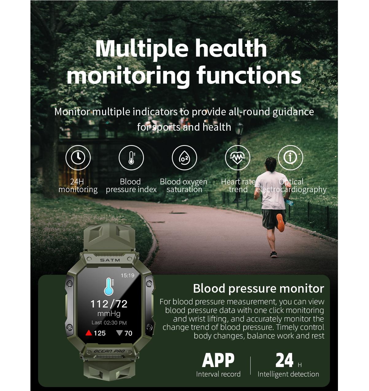 Ruxing smart Stay Connected and Healthy with Advanced Waterproof Smart watch-Yellow