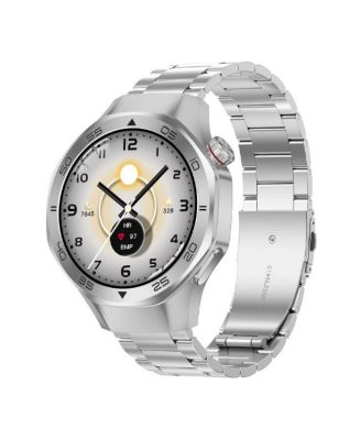 Multi-GNSS Outdoor Sports Watch with Bluetooth Calling Altimeter Barometer 3ATM Waterproof -Silver