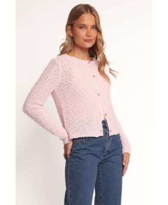 Women's Ally Texture Cardigan - Pink