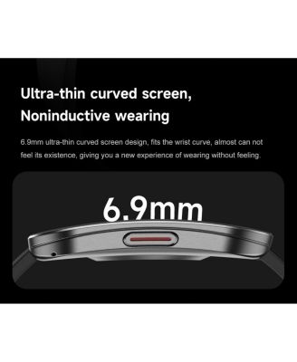 1.85" AMOLED Curved Screen Smart Watch Multifunctional With Bluetooth Voice Calling, Health, Sport Modes, IP68 for Women Men - Pink