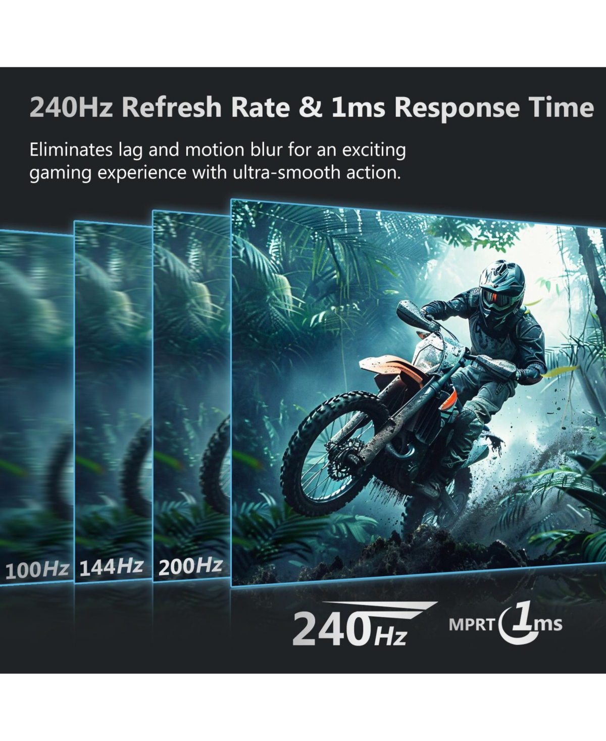 UG27QS 27 inch 2K Qhd 2560 x 1440 240Hz 1ms Ips Gaming Monitor