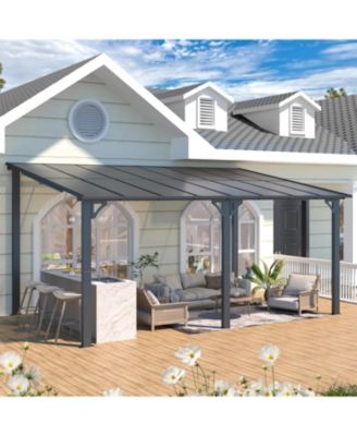 16'x10' Wall Mounted Gazebos Pergola