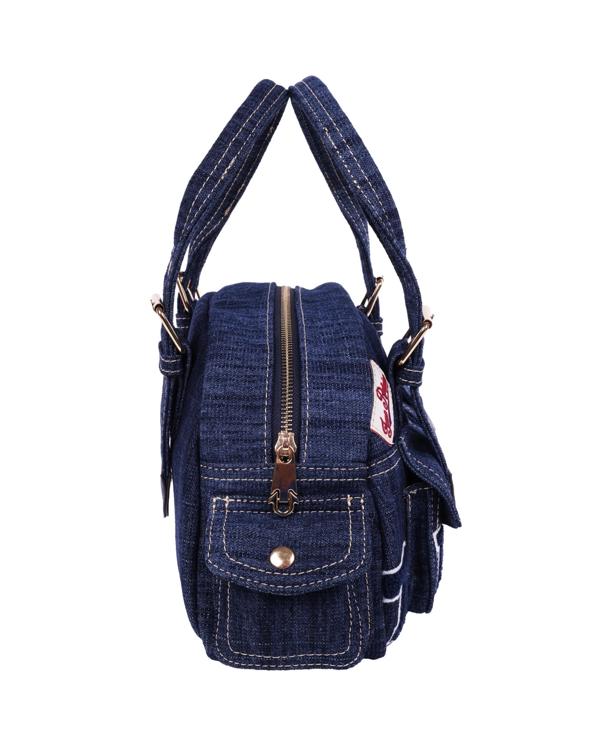True Religion Multi-Patch Satchel