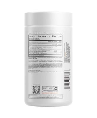 Multi Collagen Supplement With Vitamin C, Biotin 5000 mcg, Hyaluronic Acid, BioPerine, 5 Types of Collagen Grass-Fed, 180 Capsules