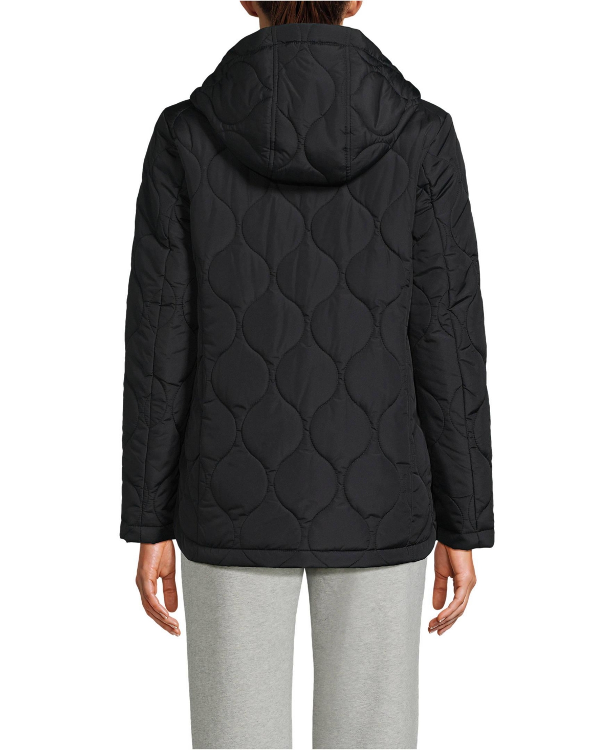 Lands' End Women's FeatherFree Onion Quilted Insulated Jacket