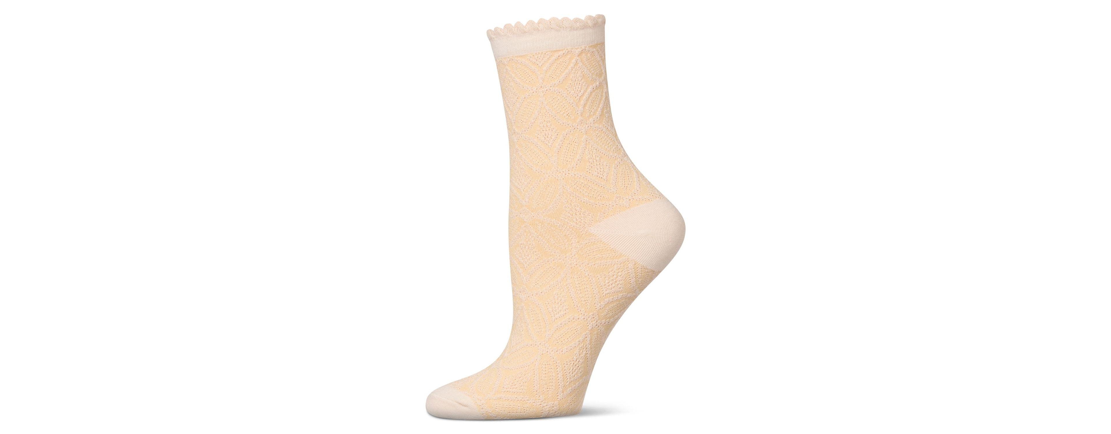 MeMoi Women's Dimensional Burst Anklet Socks