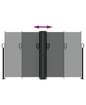 Retractable Side Awning Anthracite