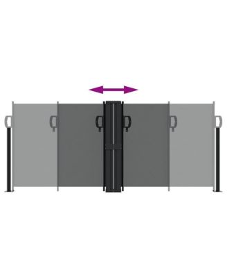 Retractable Side Awning Anthracite