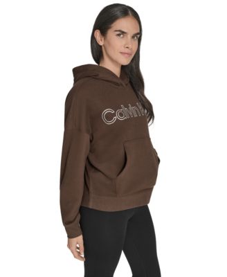 Women's Performance Metallic Outline Logo Fleece Hoodie