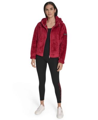 Women's Performance Oversized Hooded Sherpa Jacket