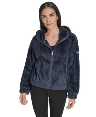 Women's Performance Oversized Hooded Sherpa Jacket