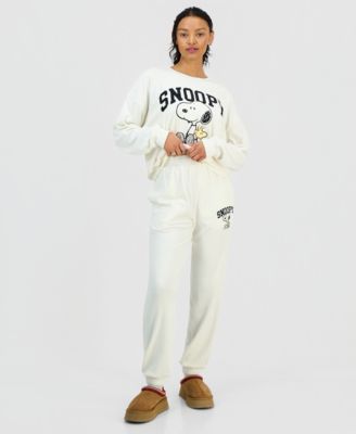 Grayson Threads, The Label - Juniors' Snoopy Velour Jogger Pants