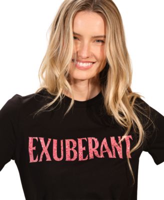 Women's Exuberant Printed Short Sleeve T-Shirt