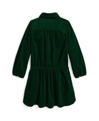 Girls' 2T-6X Pintucked Long Sleeves Dress