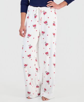 Juniors' Printed Drawstring-Waist Pants