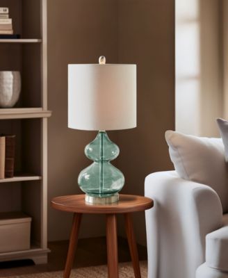 Ellipse Curved Gourd Glass Table Lamp, Set of 2