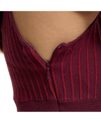 Maternity Ingrid + Isabel Seamless Striped Midi Sweater Dress