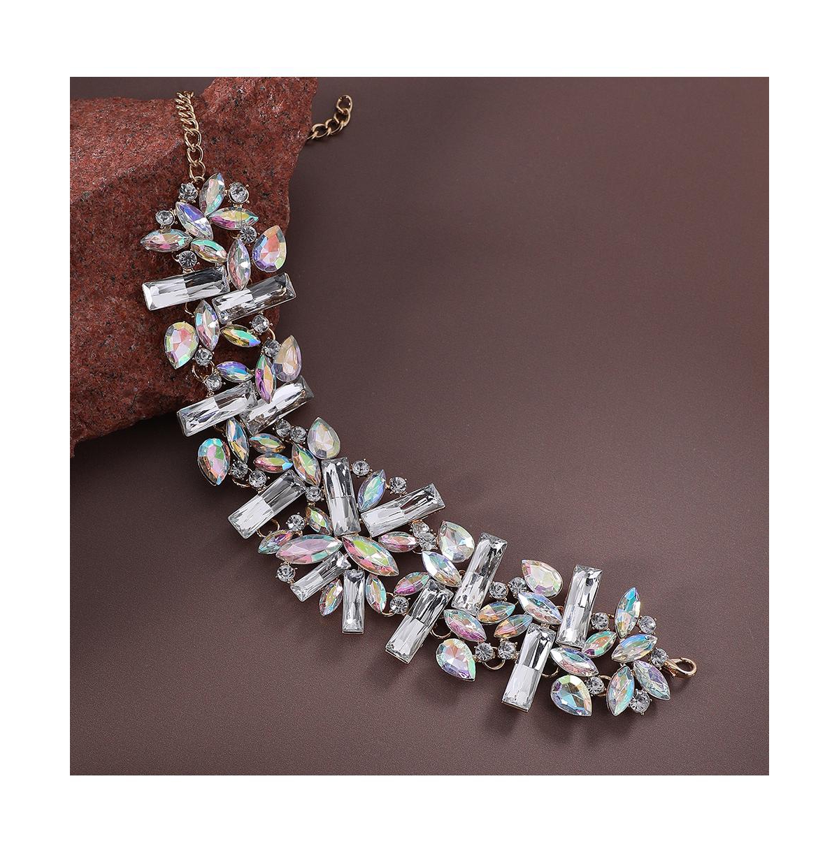 Sohi Chunky Crystal Choker Necklace
