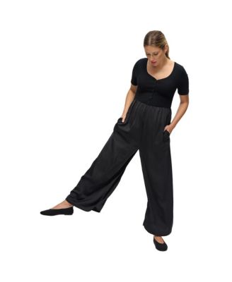 Maternity Ingrid + Isabel Mix Media Jumpsuit