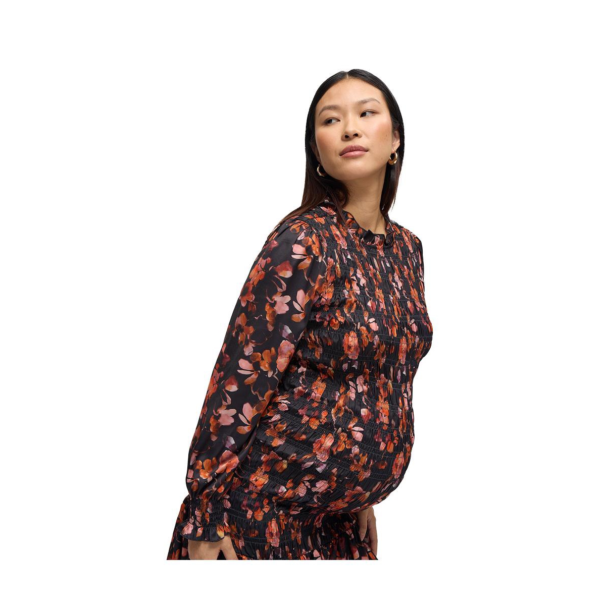 Ingrid + Isabel Maternity Ingrid + Isabel Smocked Occasion Short Dress