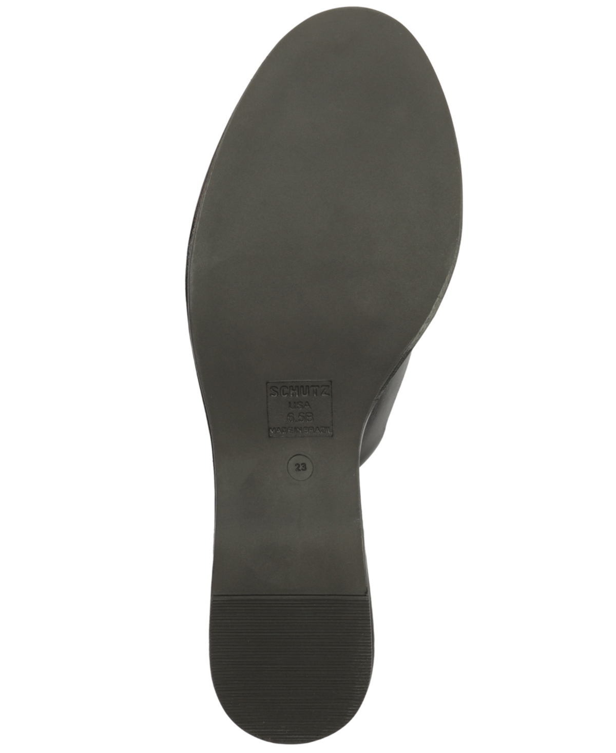 Schutz Sierra Leather Platform Wedge Mules In Black