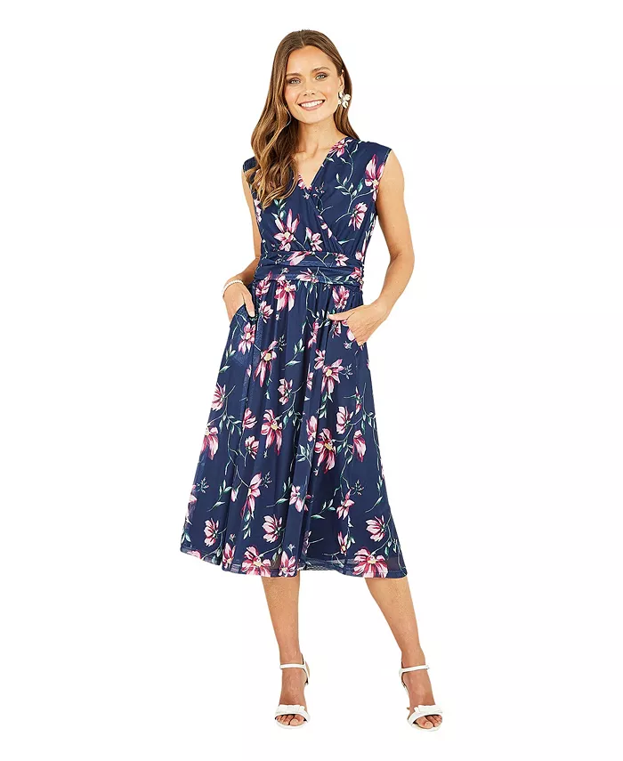 Women's Mesh Stretch Midi Dress - thumbnail 2