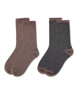 Women's 2 Pair Pack Cashmere Blend Crew Socks
