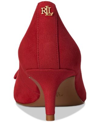 Women's Adrienne Suede Bow Pumps