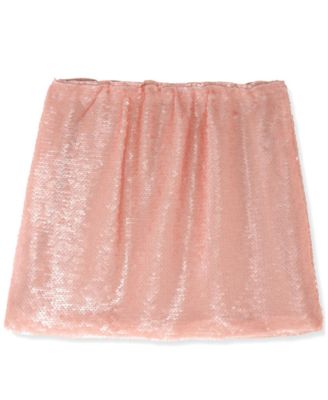 7-16 Sequin Pull-On Mini Skirt