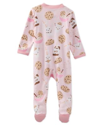 Baby Girls Scout 2-Way Zip Footed Sleep and Play Coveralls