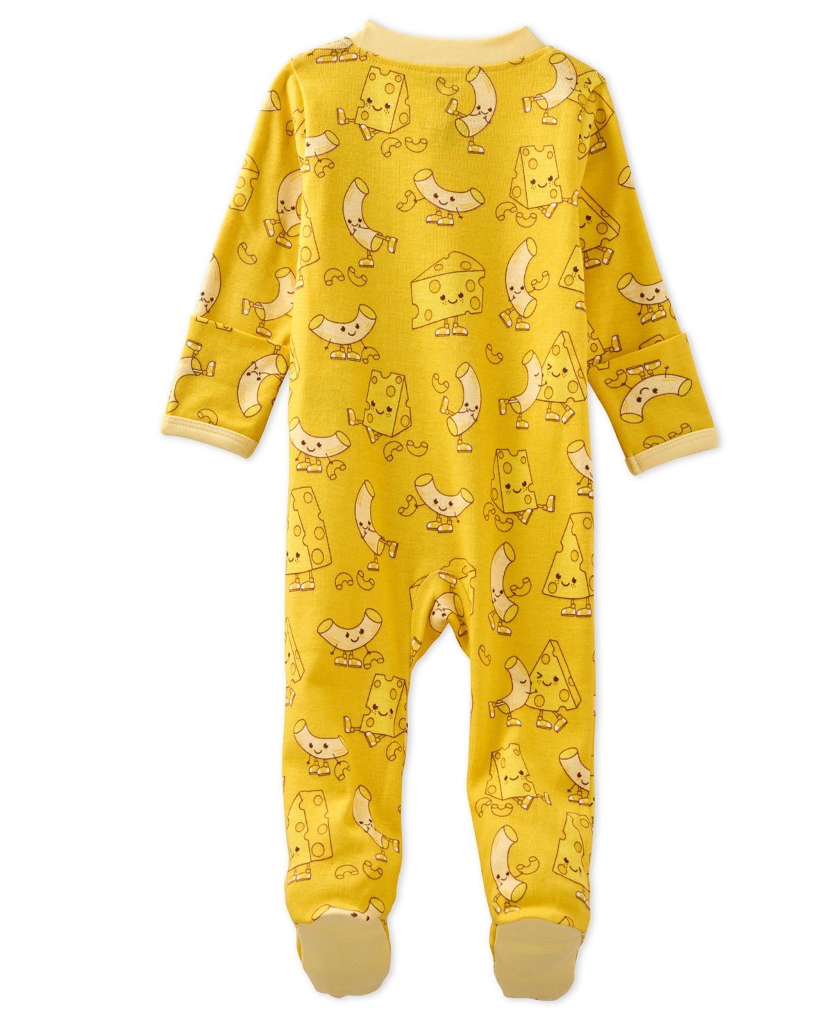 Butterblu Baby Scout Sleep And Play Bodysuit In Yellow