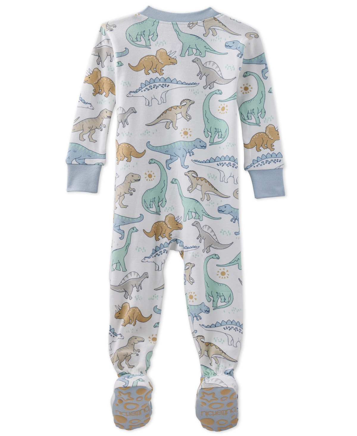 Butterblu Baby Scout Sleep And Play Bodysuit In White