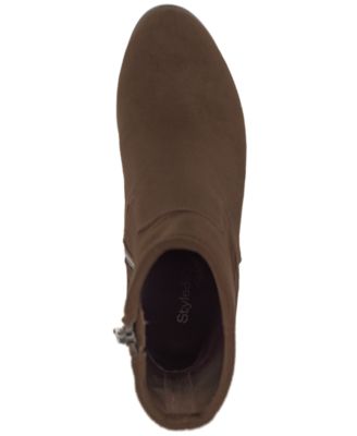Women's Anitaa Stretch Regular Calf Booties, Macy's Exclusive